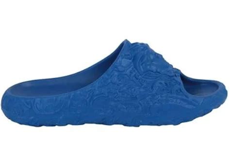 royal blue versace|Versace Molded Barocco Pool Slide Royal Blue .